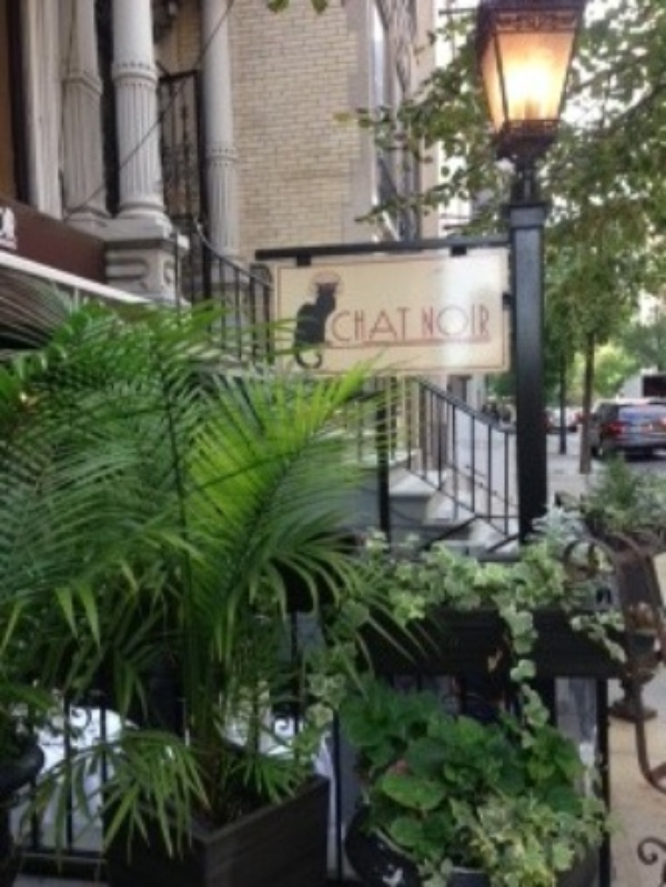 I had lunch with my friend Barbara at Chat Noir, E. 66th near Madison, recently. It’s teeming with ladies- who-lunch types. The east side in the 60s and 70s skews older than Carnegie Hill.