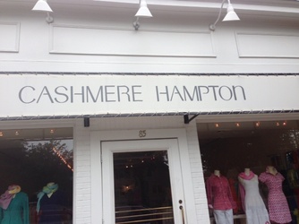 Cashmere signifies comfort and luxury and as such is part of the tribal uniform of the Hamptons. See?