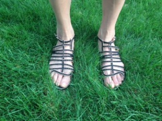 …and her sandals were mesmerizing