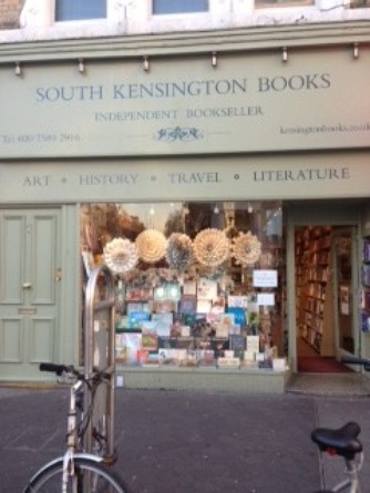 South Ken has lots of interesting shops, including this independent bookstore I love….