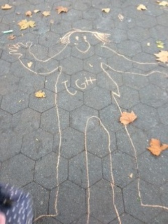 Portrait of a mother by her young daughter, UWS of Manhattan